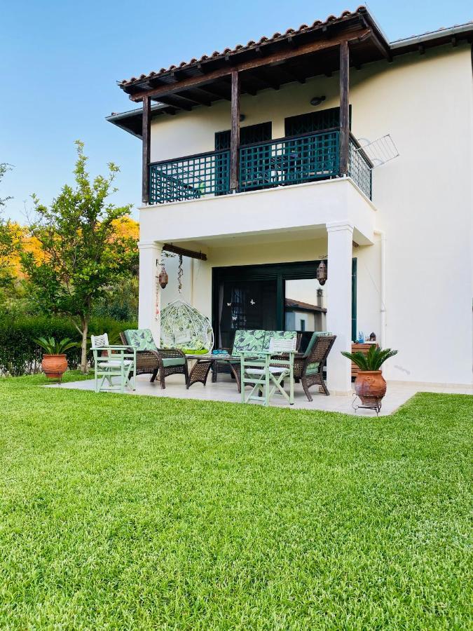 Detached Villa With Sea View Hanioti Buitenkant foto